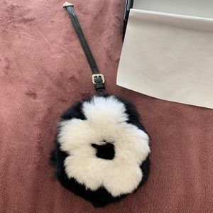 Prada *Real* Fur Coin Purse Key Charm